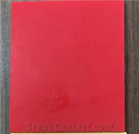 Premium Quality Super Red Quartz Slab With Favolable Price