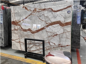 Athena Gold Marble Slab Big Vein Marble Wall Tiles