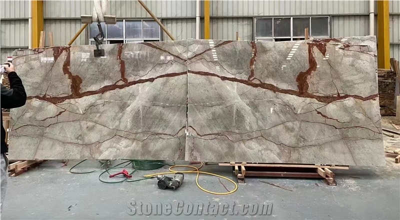 Athena Gold Marble Slab Big Vein Marble Wall Tiles