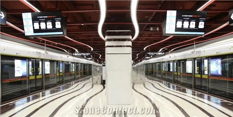 China Arabescato, Han White Marble For Project