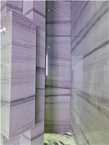 Light Grey Color With Veins Natural Quartzite Slab Stone