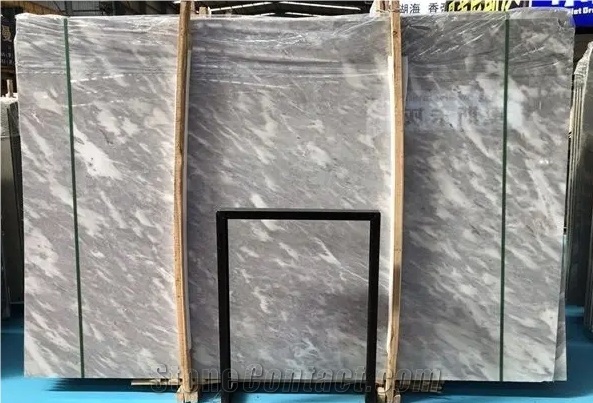 Natural Stone Twilight Grey Marble Big Slabs Villa Project