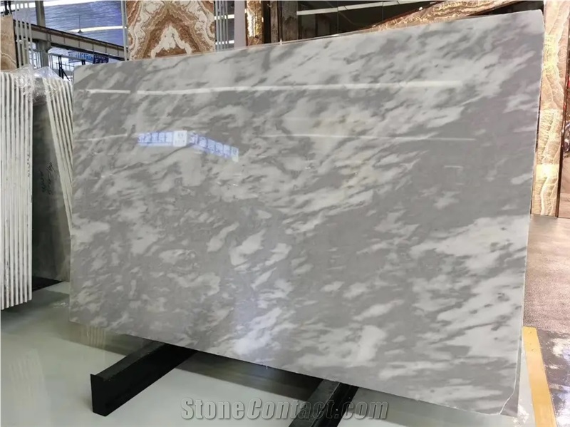 Natural Stone Twilight Grey Marble Big Slabs Villa Project