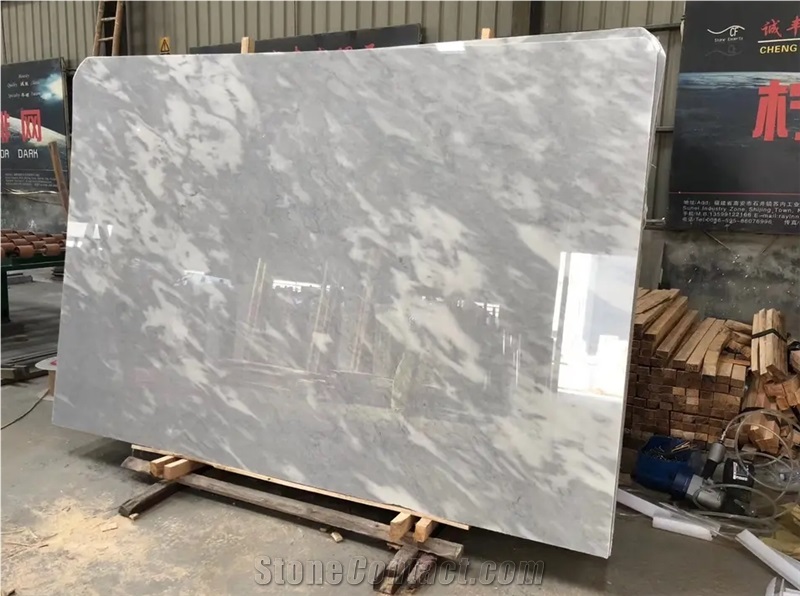 Natural Stone Twilight Grey Marble Big Slabs Villa Project