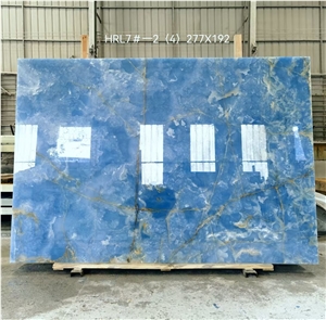 Premium Quality Blue Onyx Slab Slab For Project