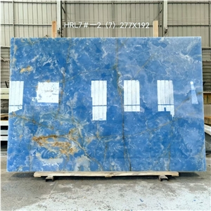 Premium Quality Blue Onyx Slab Slab For Project