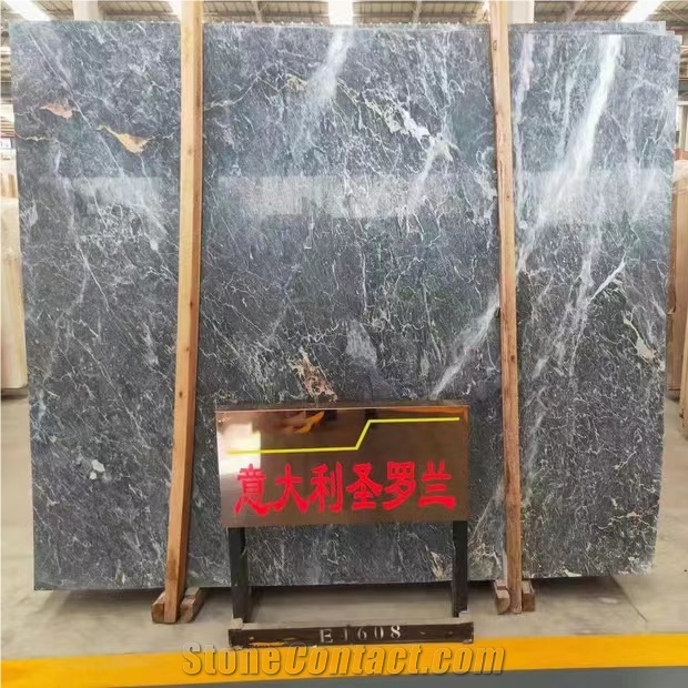 Top Quality Saint Laurent Grey Marble Slabs Bathroom Tiles