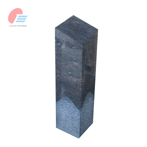 European German Style Square Colorful Granite Headstone