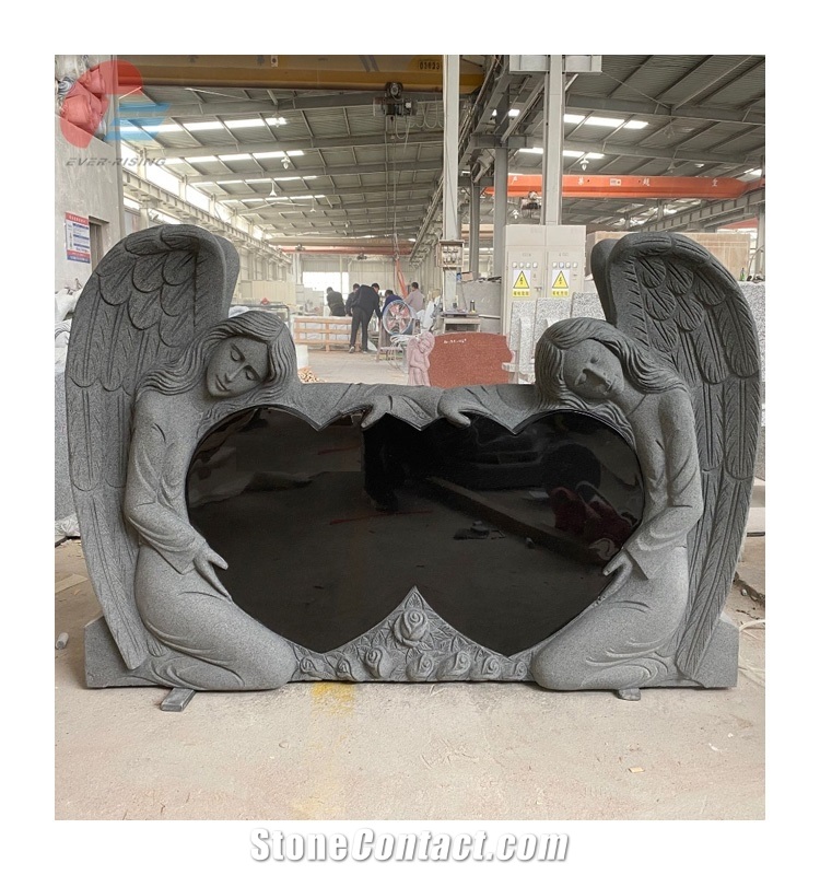 Hotselling, Wholesalers Black Double Angel Tombstone