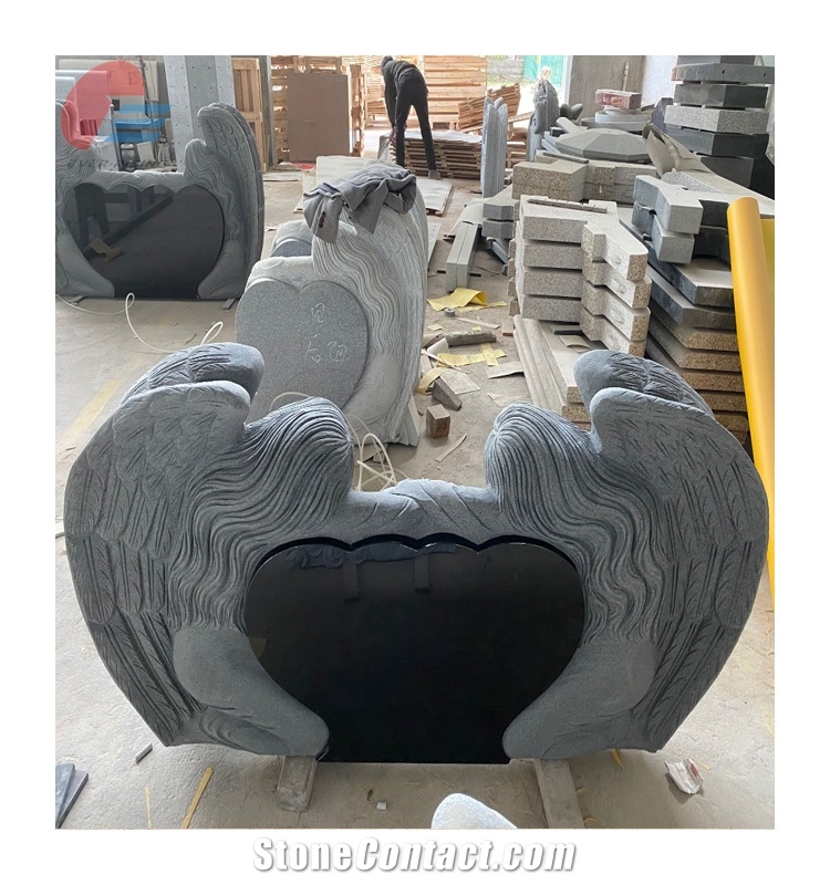 Hotselling, Wholesalers Black Double Angel Tombstone