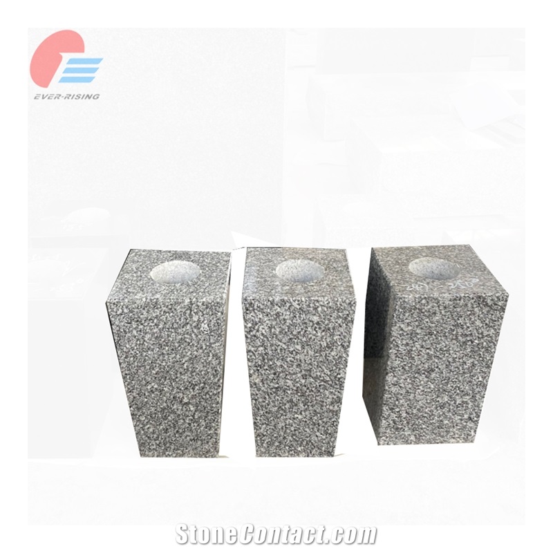 Impeiral Grey Granite Tapered Vase