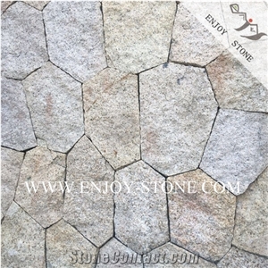 G682 Rustic Yellow Granite Natural Split Crazy Paver