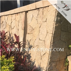 G682 Rustic Yellow Granite Natural Split Crazy Paver