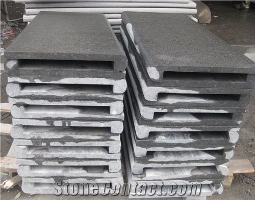 G684 Black Pearl Basalt Swimming Pool Tiles