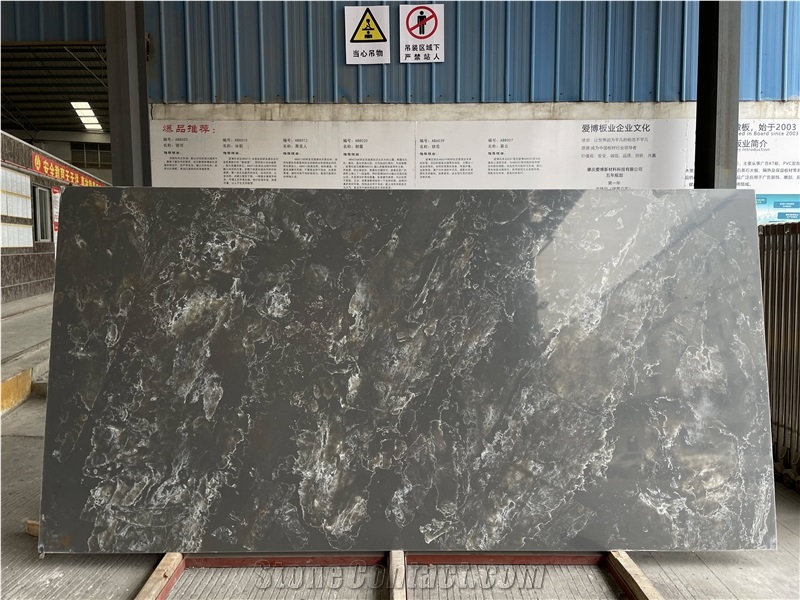 Low Silica Black Quartz Stone Slabs