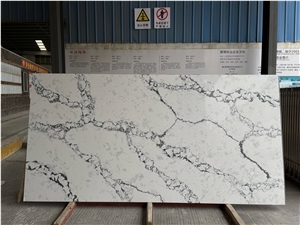 Low Silica Black Quartz Stone Slabs