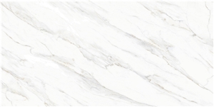 Alpine White Sintered Stone Slab Tiles