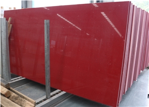 Artificial Stone Crystal Red Quartz With Competitive Price