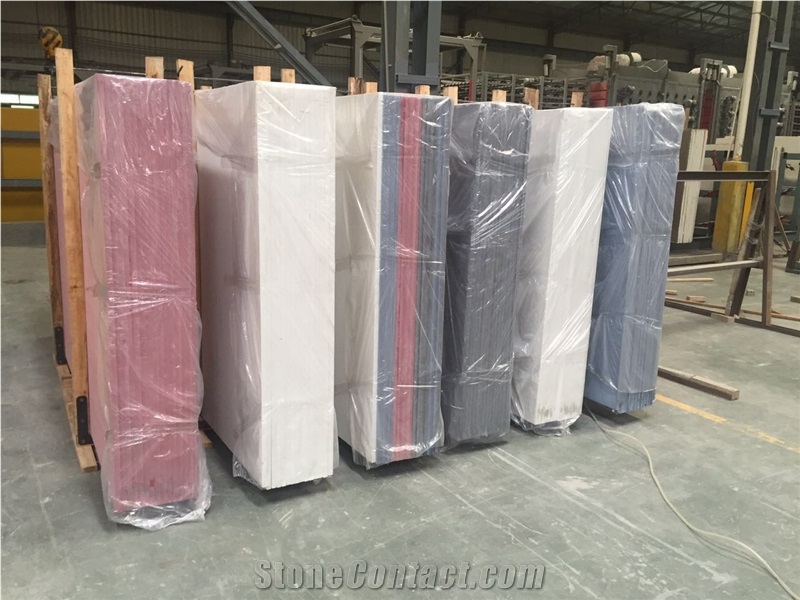 Beige Chispas Beige Spark Quartz Slabs