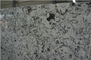 Competitive Oyster Quartz 320*160*2 Cm Polished