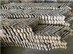 Faux Stone Yellow Limestone Color Side Clay Culture Stone