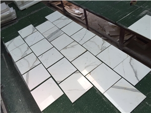 Hot Sale Calacata White Quartz Slabs With Competitive Price