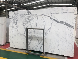 Hot Sale Calacata White Quartz Slabs With Competitive Price