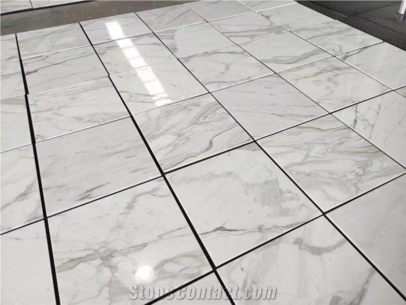 Nano Calacatta White Tiles With Good Price From China
