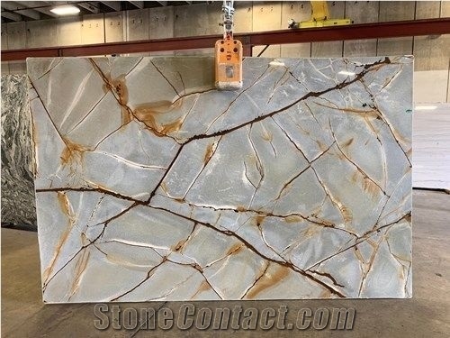 Blue Roma Impression Quartzite Luxury Polished Slabs
