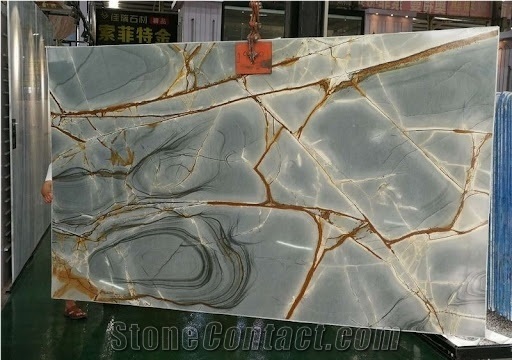 Blue Roma Impression Quartzite Luxury Polished Slabs
