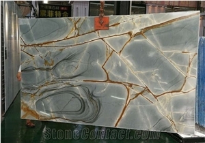 Blue Roma Impression Quartzite Luxury Polished Slabs