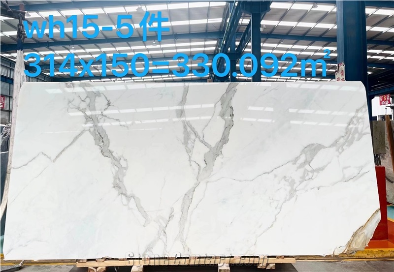 Calacatta  Carrara White Marble Italy