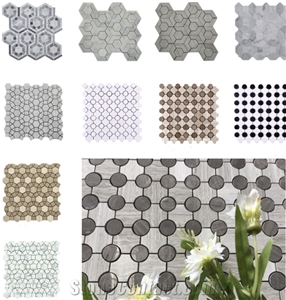 Hot Sale! Pebble Mosaic Marble, Free Design, Customer Size