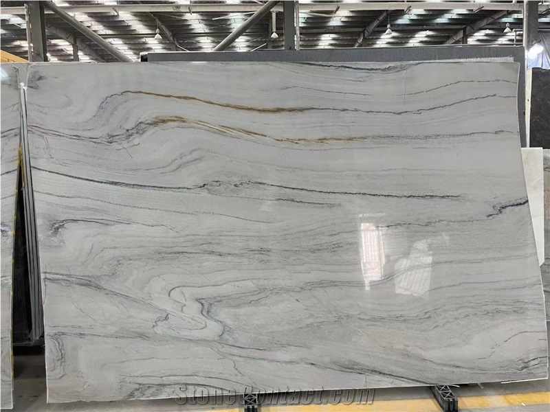 Luxury Kinawa Light Quartzite Slabs