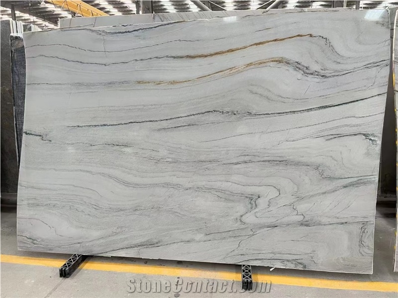 Luxury Kinawa Light Quartzite Slabs