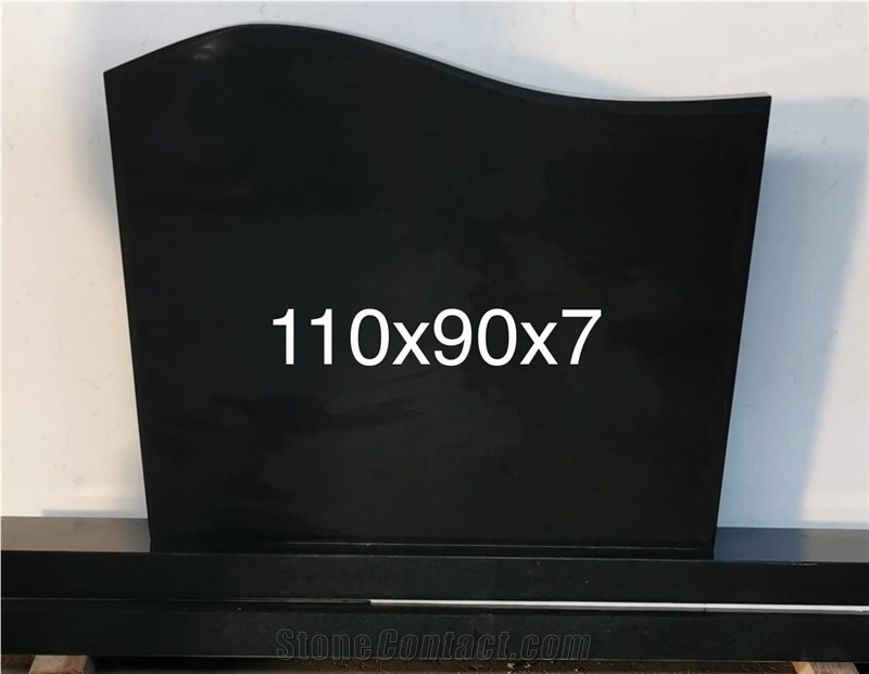 Shanxi Black Granite Headstone Monument