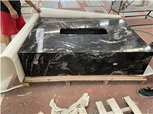 Cosmic Granite Countertop,Universe Black Granite Cooktop