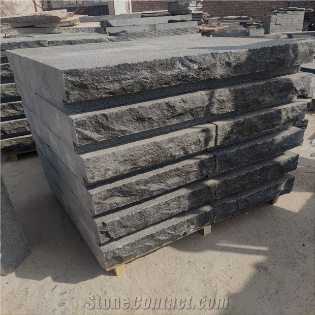 Black Granite Steps,Split Edge Steps,Garden Step