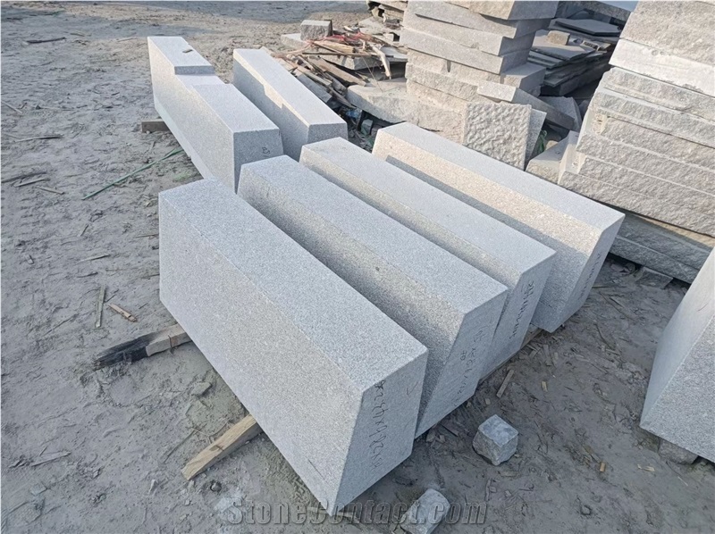 Grey Granite Car Parking Bollards,Stone Barriers
