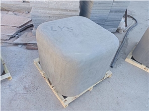 Grey Granite Car Parking Bollards,Stone Barriers