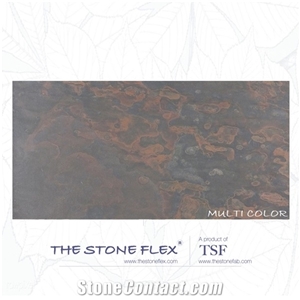 Multi Color Engineered Quartzite Stone Veneer Sheet