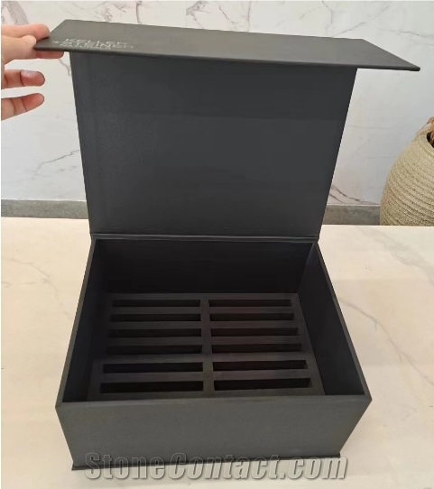 Black Card Box With UV