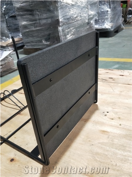 Customize Quartz Tile Sample Metal Display Stand Racks