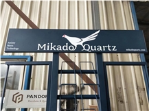 Display Stand Racks In Blue Color