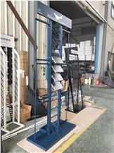 Display Stand Racks In Blue Color