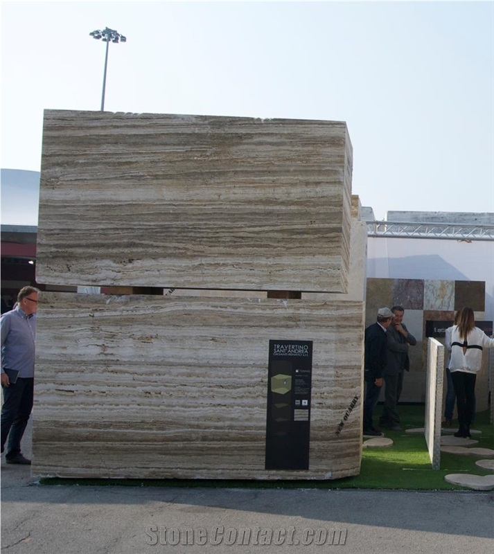 Toscano Noce Travertine - Travertino Toscano Moka Blocks