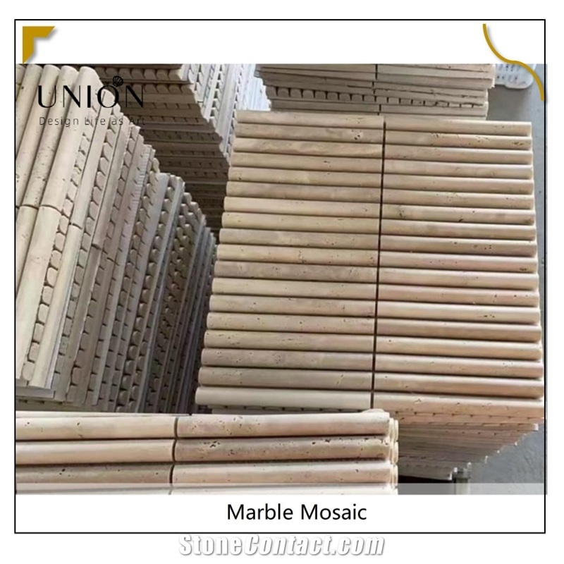 UNION DECO Marble Backsplash Mosaic Tile For Wall Floor Tile