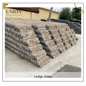 UNION DECO Natural Granite Culture Stone Corner Ledger Stone