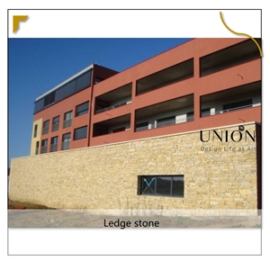 UNION DECO Natural Granite Culture Stone Corner Ledger Stone