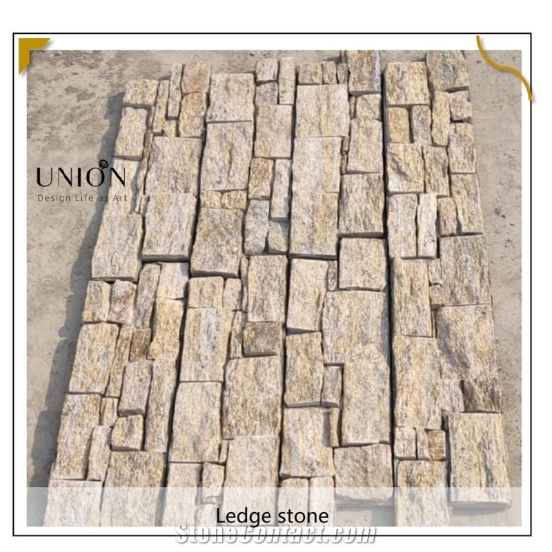 UNION DECO Natural Split Culture Stone Granite Ledger Panels